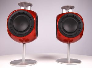 Bang and Olufse BeoLab 3 speakers Red