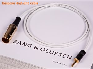 iPod/iPad/iPhone/MP3/PC/TV to Bang & Olufsen B&O AUX Cable White, SHQ 1 M 