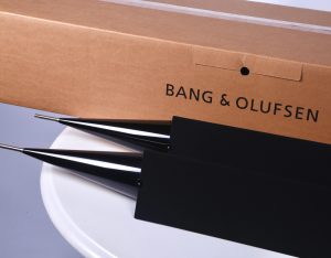 Bang and Olufsen Black Speakers